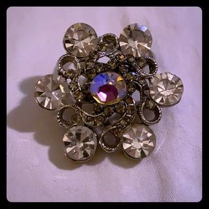 Silver ring with Crystal